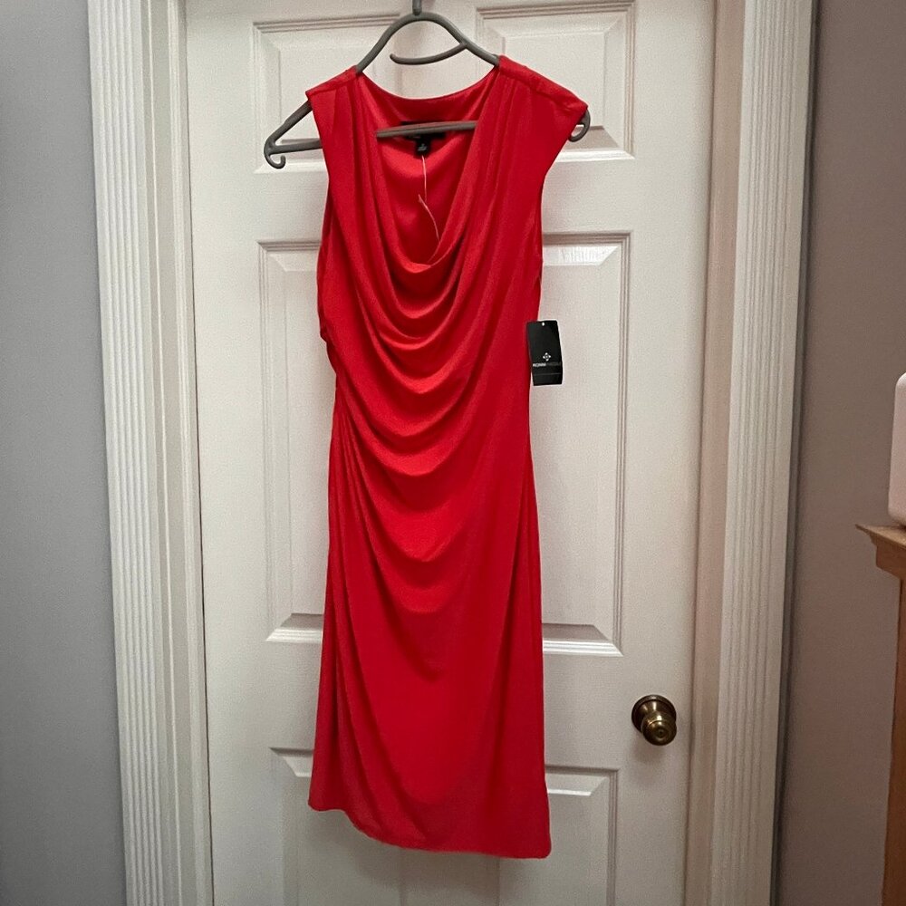 New with Tags RONNI NICOLE sleeveless dress, size 8, coral